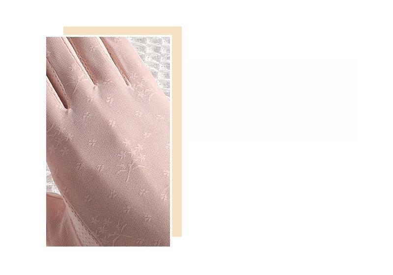 Women's sun protection gloves for outdoor driving and cycling lightweight and breathable summer anti slip sun protection gloves