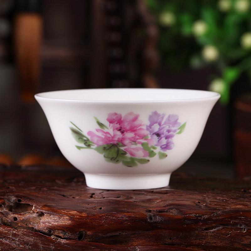 Очень маленький керамический набор чашек для дегустации чая Ганфу из Чаошаня