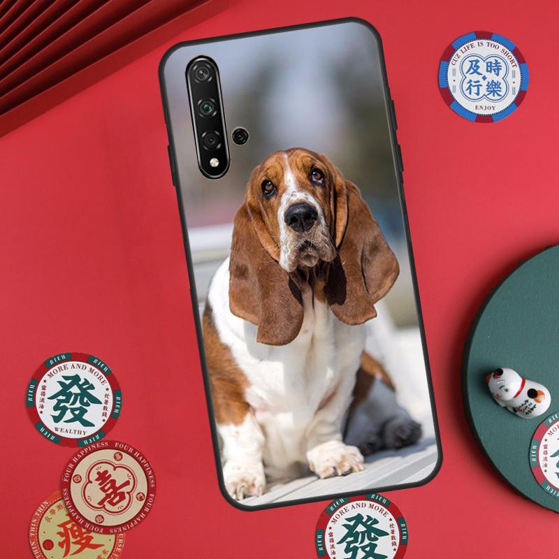 Basset Hound Dog For Huawei Nova Y60 Y70 Y90 Y72 Y73 Y61 Y91 7i 8i 11i 12i 12s 9 10 SE P20 P30 P40 Lite Case
