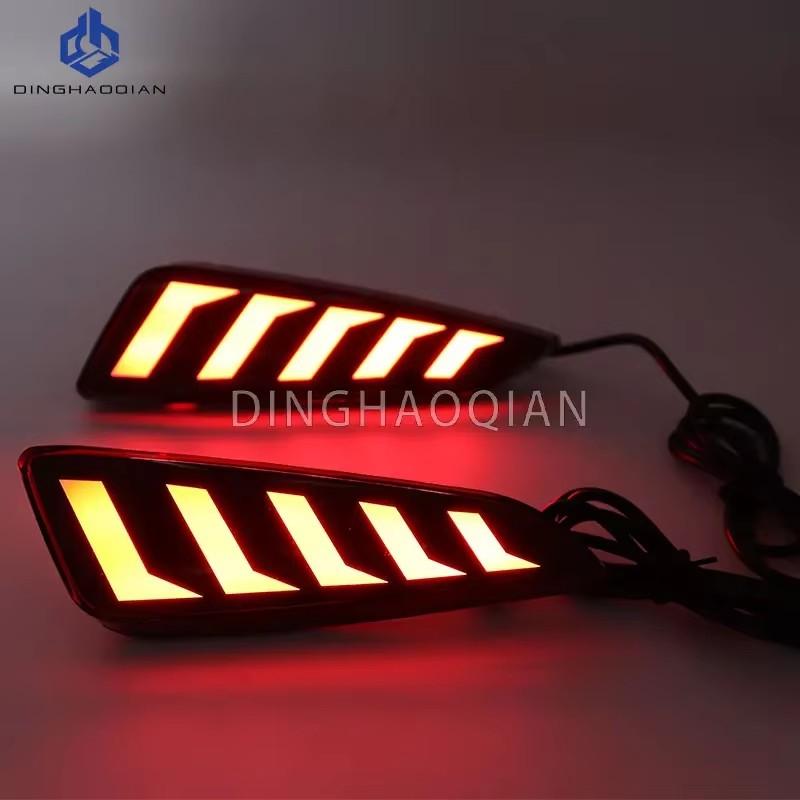 Car Flashing Multi-function Reflector Lamp For Toyota C-HR CHR 2016 - 2020 Rear Fog Lamp Light Rear Running Light Brake Light
