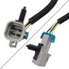 2pcs Grey O2 Oxygen Sensor Extension Square 4 Pin LS1 LS2 O2 Sensor Wire Harness Gray 24 Inches Long