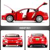 1:32 Model 3 Mid-size Luxury Sedan Alloy Metal Diecast Model Car Simulation Miniature Holiday Present & Home Trendy Ornament Toy