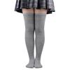 Women Over Knee Thigh High Socks Academic Style solid corlor Long Socks Over The Knee Stockings For Ladies Girls