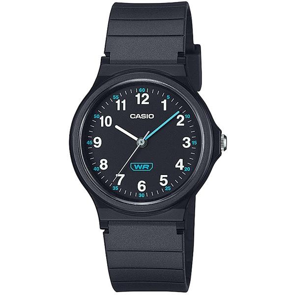 

CASIO LQ-24B-1BJF [Коллекция CASIO] Круглые часы, черная смола, аналоговые