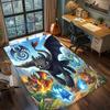 Toothless Night Fury Washable Rug Carpet Non Slip Floor Mat Large Area Gamer Bedroom Home Room Decor.-TING