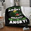 Warner (34) Customize Your Name Blanket Cozy Personalized Blanket Soft & Cozy Great for Bedding Picnics Nap Living Room Four Seasons Multipurpose