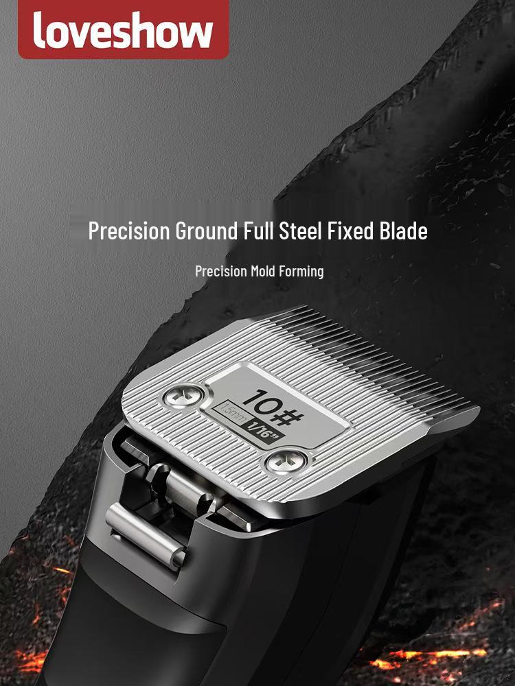 Akeme LOVESHOW Pet Electric Hair Clipper L9 - Cat & Dog Trimmer Shaver with Shear Hair Retention Blade Head