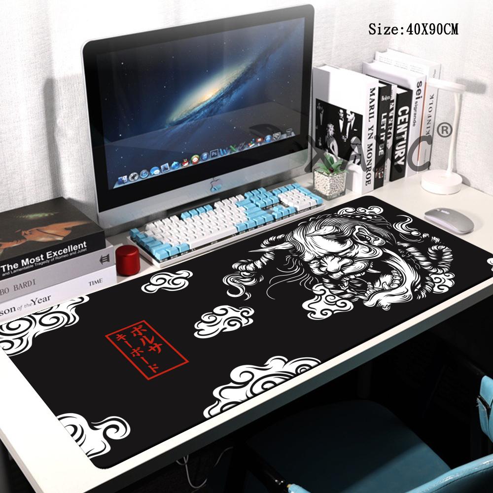 Japanese Dragon Large Gaming Mousepad XXL Keyboard Gamer Mouse Pad on The Table Speed Desk Mat Anime 900x400 700X400 Mouse Mats