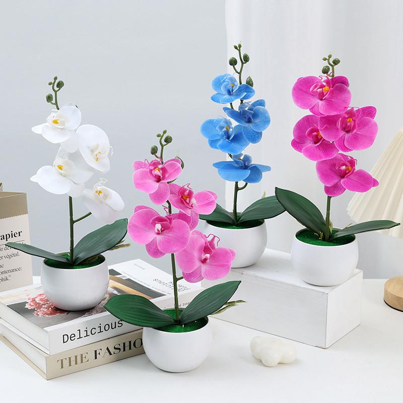 Aphrodite Simulation Phalaenopsis Flower Bonsai Home Living Decoration Room
