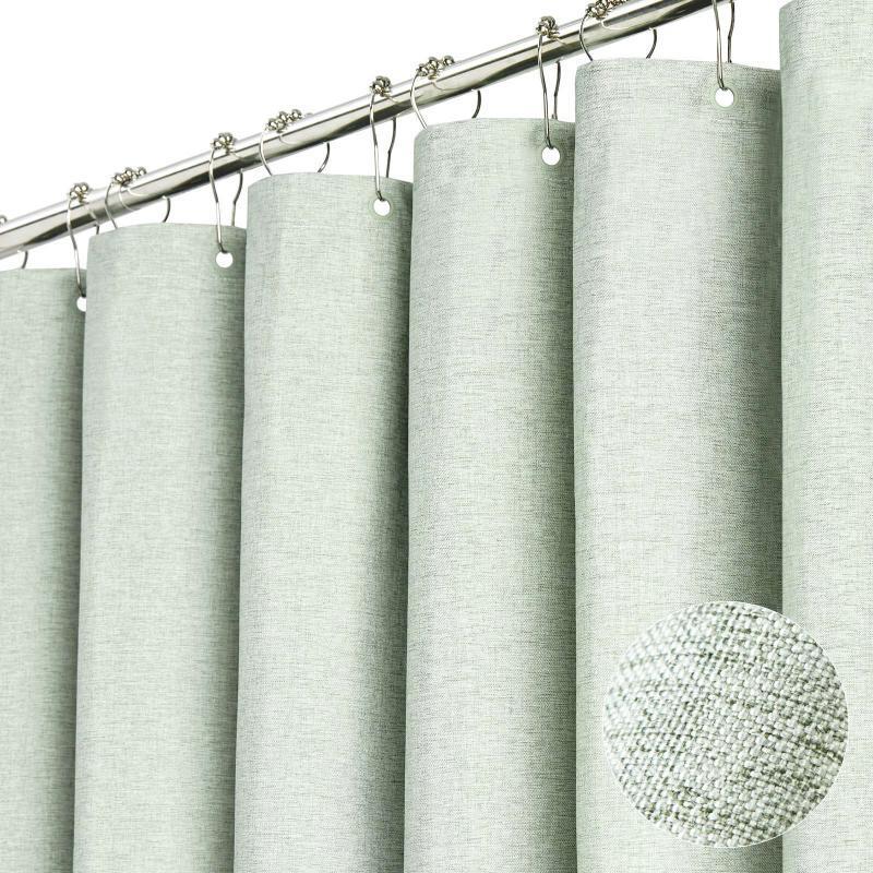Xihe Imitation Linen Thickened Shower/Partition Curtain