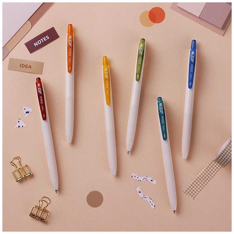 Pilot Juice Gel Ink Extra Fine Ballpoint Pen 0.5mm 12 Colors Set LJU-15-6C (Muted Colors 6 + Classic Colors 6 + Loconeco Card)