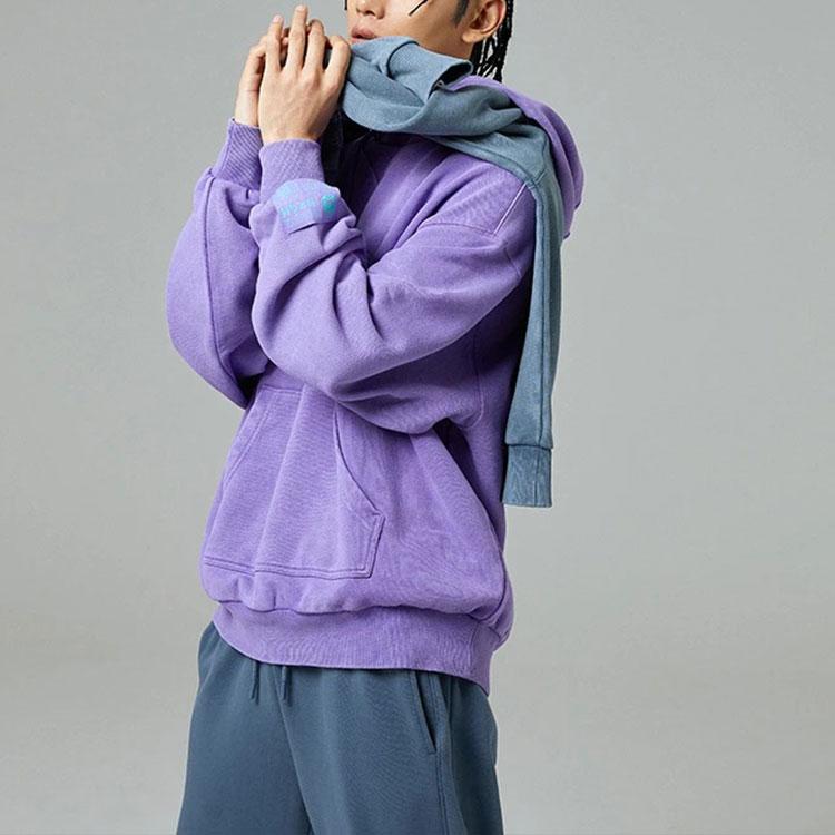 Men's Sweatshirt Li-Ning Li Ning Badfive Sweatshirt Unisex Purple