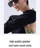 AI Bluetooth Translation Glasses: LC103-02 UV Color-Changing Lenses, Music & Call Functionality Sunglasses