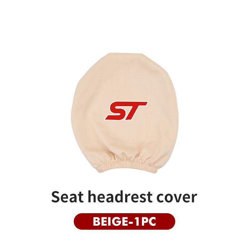 For Ford Car Logo Headrest Cover Dustproof Cover For Front Seat Head Rests Fiesta Ranger Mondeo Escape Ecosport Fusion Explorer