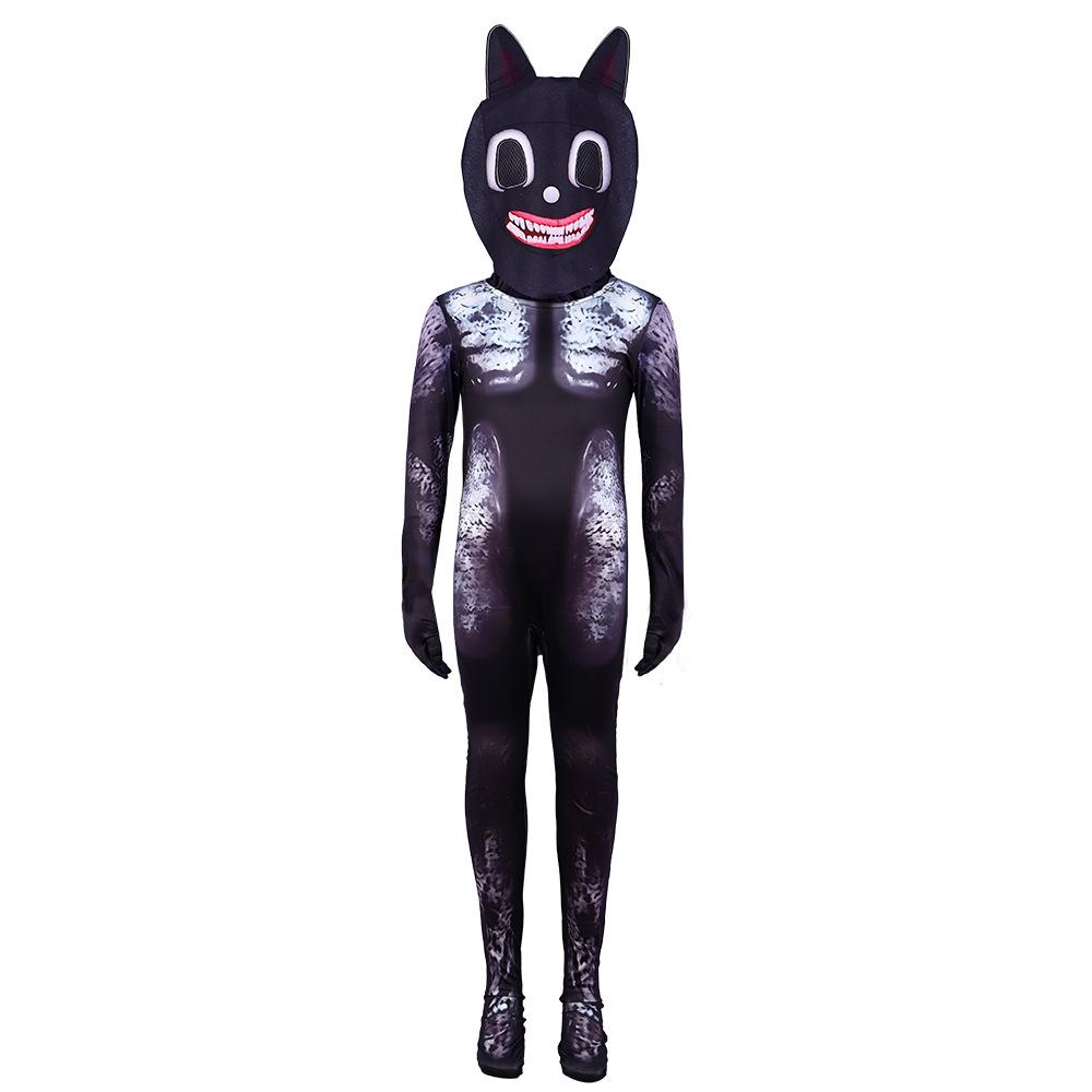 

Cat Cartoon Cosplays Costumes Jumpsuit Animation Characters Halloween Partys 110cm