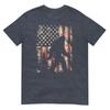 Bigfoot Sasquatch America Flag Patriotic Unisex Unisex Kids Tshirt
