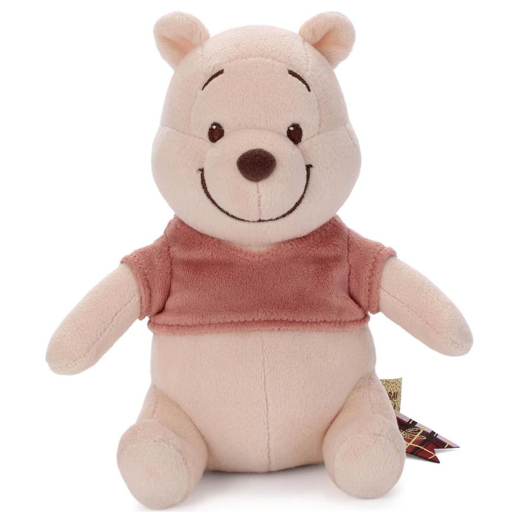 TAKARATOMIE A.R.T.S. Jucărie de pluș S, Culori preferate personaj Disney, Winnie the Pooh (Ceai Earl Grey), Aproximativ 16 cm înălțime