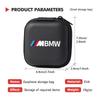 WSQK5 Car Portable EVA Storage Earphone Cable Case Bluetooth Bag For BMW M Performance Alpina M3 M5 M6 X1 X3 X4 X5 G20