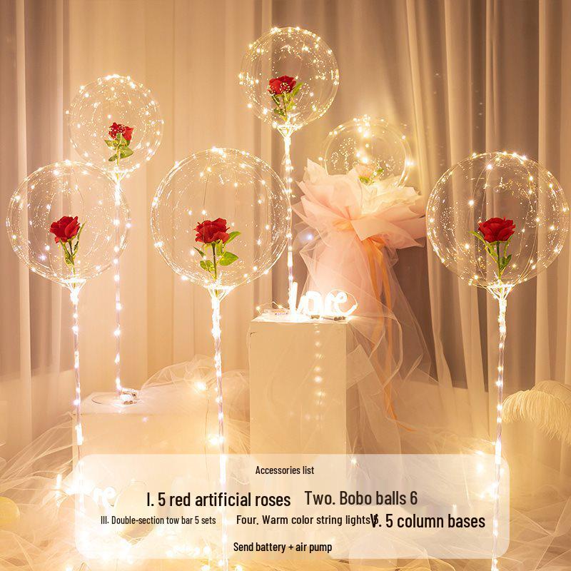 Romantic Proposal & Birthday Indoor Balloon Decoration Set