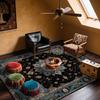 Persian Retro Ethnic Style Carpet Home Decoration Living Room Sofa Large Rugs Bedroom Bed End Non-slip Soft Floor Mat Washable
