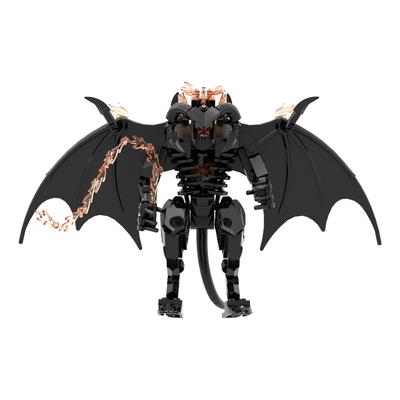 Gobricks Rings Movie Figure Balrogs Monster Building Block Set Balroged of Moria Bricks Demoni Model Toys Cadouri Juguetes