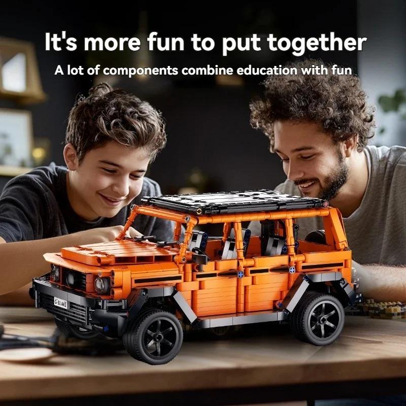 New Technical Professional Line Off Road Car1:14 Building Block Construction Bricks Vehicle Toy Gift for Adult Kid Birthda