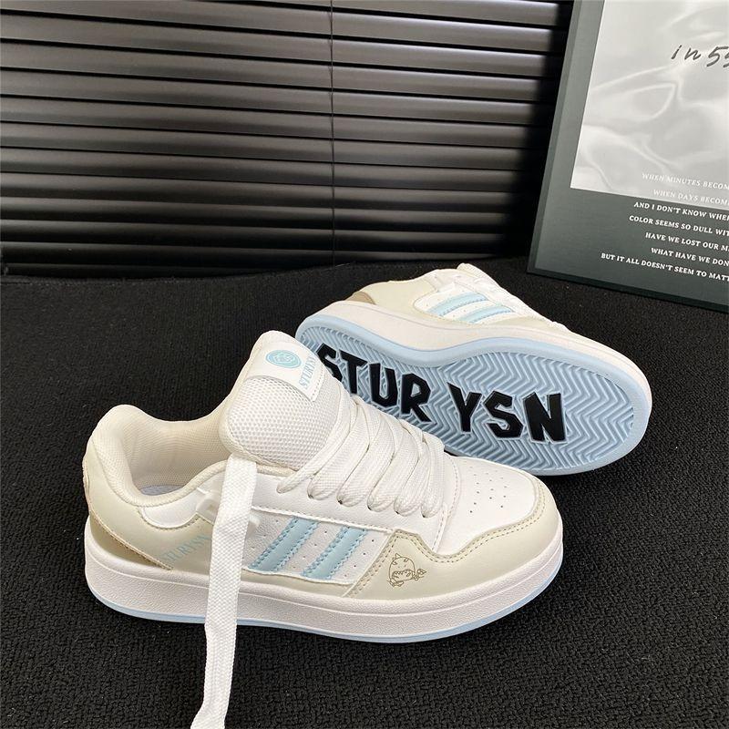 Original niche dopamine bread shoes women's tide spring new versatile street shot casual board shoes