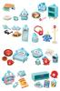 RE-MENT Sanrio HANGYODON ROOM 1 BOX Approx. H115 X W70 X D60mm Made of ABS and PVC
