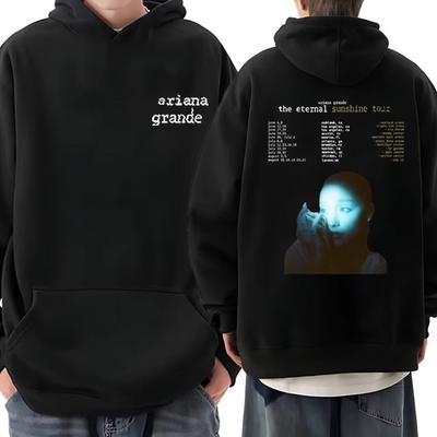 Ariana Grande the Eternal Sunshine Tour 2025 Graphics Hoodies Men Women's Fashion Long Sleeve Streetwear Fleece Oversized Hoodie