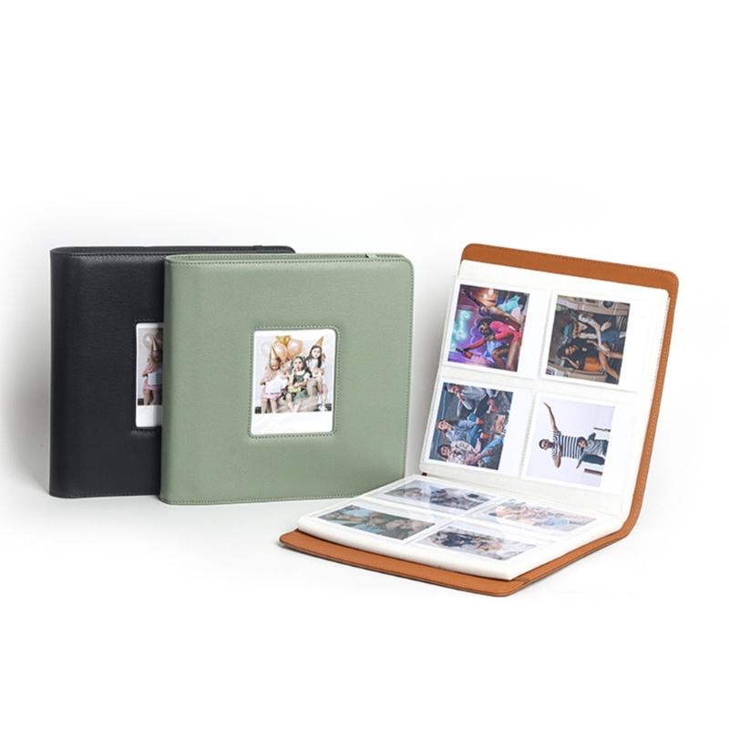 PU 288 Capacity Photo Storage Book Portable Size for Wide300 400 Instants Cameras Multipurpose For Memories Preservation