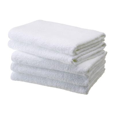 Terry Labo Pure White Bath Towels, Set of 5, Made In Japan, Senshu Towels (Approx. 60 X 120 Cm), White