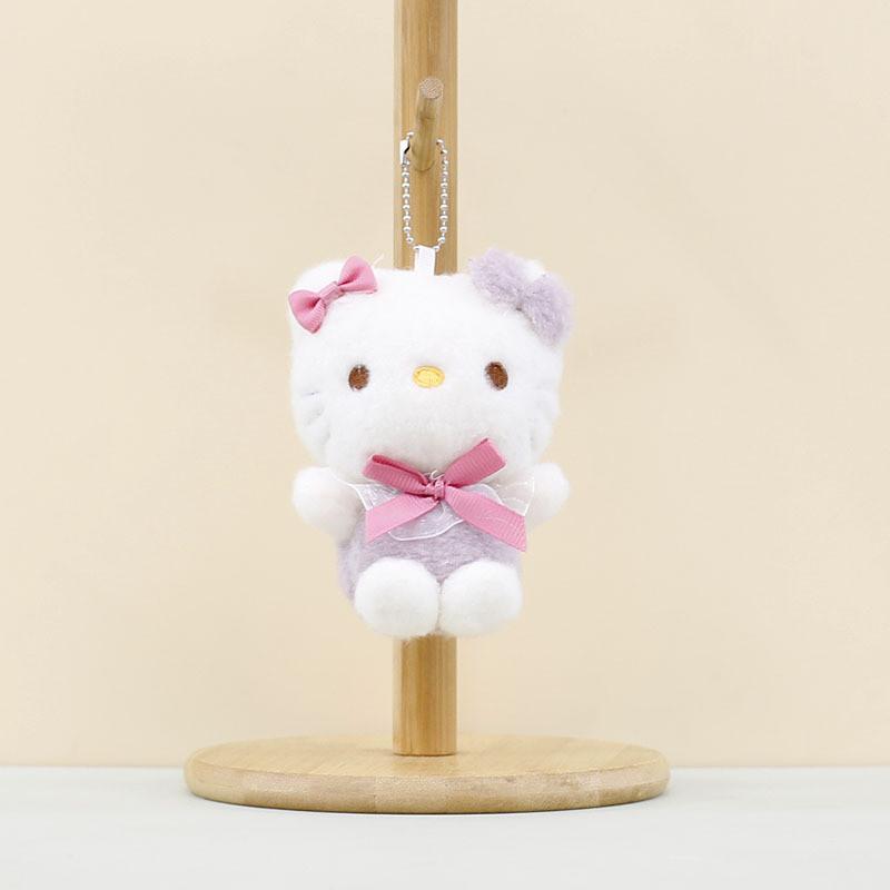 Adorable Sanrio Plush Keychain Featuring Kuromi My Melody And Cinnamoroll Design Cat