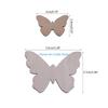 Y3NA 50 Pieces for Butterfly Natural Slices for Creative Wooden Ornament Hangings Photography Props Christmas Home