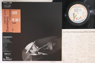 LP Record CLIFFORD BROWN  Complete Paris Collection Vol. 3 K23P6737 VOGUE 1984 Japan Obi Jazz Used