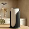 Durable PLA Paper Holder Vertical Striped Roll Holder, Modern 3D Print Standing Premium Texture Towel Dispenser Dispenser, Non-Slip Base Storage Rack