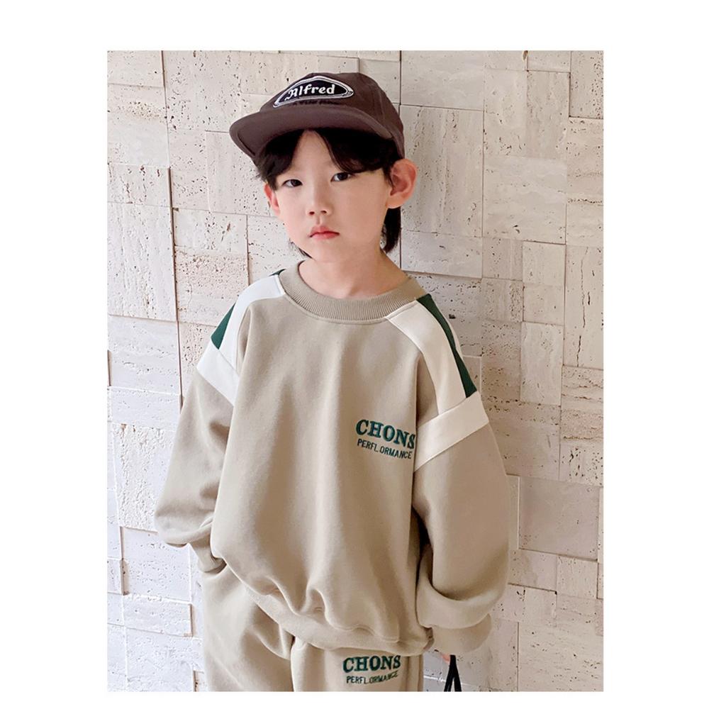 Herbstoutfit für Jungen, Kinderbekleidung, Neuer Stil, Kinder Herbst-Hoodie im Westernstil, Zweiteiliges Set, Jungen Frühlings- und Herbstbekleidung