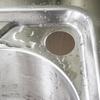 Faucet Hole Cover Sink Hole Cover Easy Installation Kitchen Plastic Black Kitchen Sink Hole Cover Leak-Proof Design