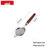 304 Stainless Steel Mesh Sieve with Wooden Handle for Soy Milk, Juice, Tea, and Baking