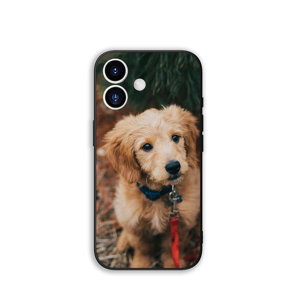 Phone Cover Cute Animal Golden Retriever Dog for Apple iPhone 17 16 11 Pro XS Max XR 6 7 8 Plus + 16E SE 2020 Air 5 8+ Case