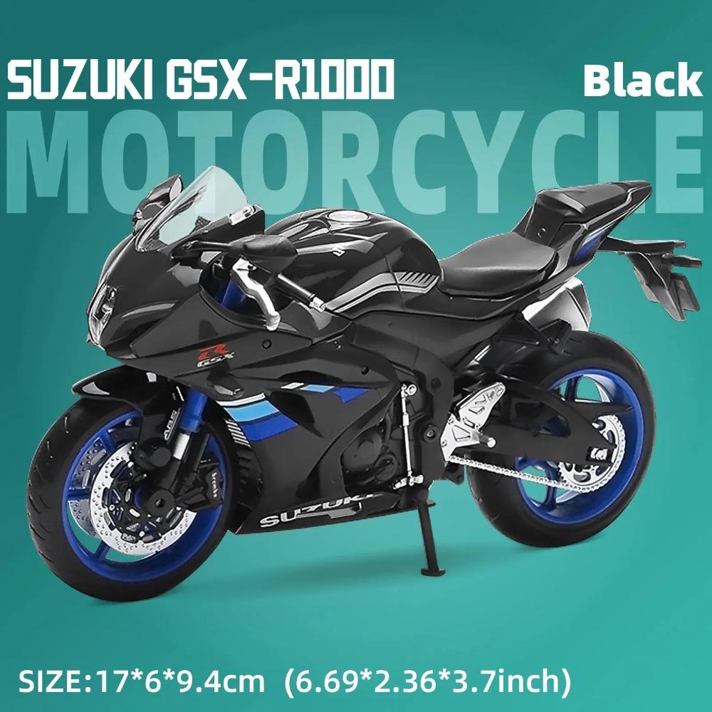 CCA 1:12 Scal SUZUKI GSX1000 Diecast Motorcycle Model - Realistic Design, Ideal for Bike Enthusiasts, Perfect Gift for All Ages
