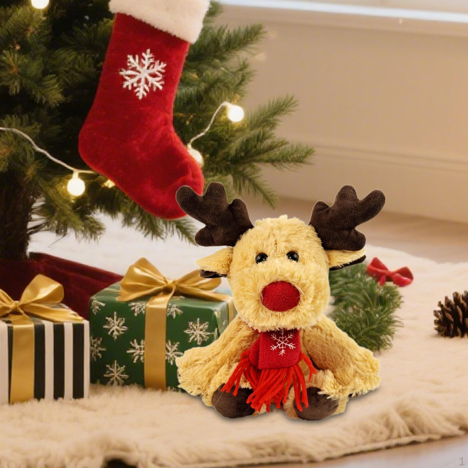 

Reindeer Stuffed Animal Toy Hugging Adorable Collectible Kids Toys Party Favors Doll Home Decor