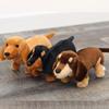 Hallowen Simulation Sausage Dog Plush Toy Cute Soft Stuffed Animals Dachshund Dog Doll Funny Home Party Decor Kids Birthday Gift