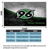 1PC Hannover 96 Custom Name Patterned Flannel Blanket Suitable For All Seasons for Home Decor Warmth and Comfort Gifts Holiday Present