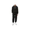 Puma Logo Embroidered Solid Color Cotton Elastic Waist Cuffed Sweatpants Men Sweatpants Black 533465-01