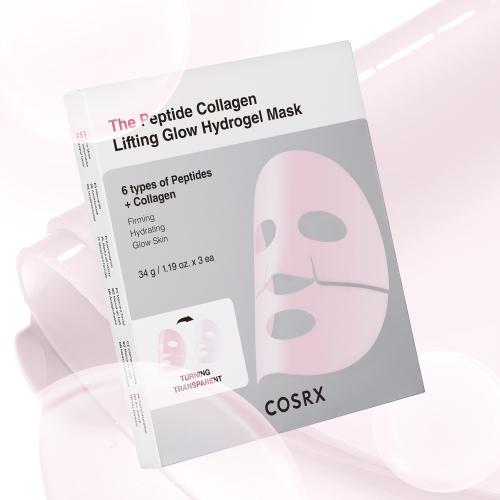 Cosrx Peptide Collagen Lifting Mask  3  Total 9 Sheets   2 Free Snail   Arbutin 
