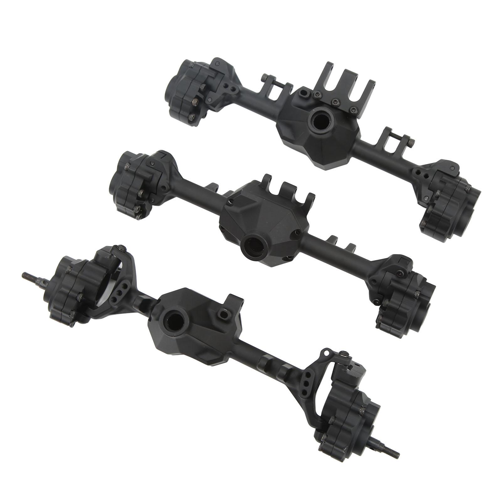 

Axle Housing Set Aluminum Alloy CNC Front Middle Rear Axle Housing Kit for TRX6 1/10 RC Car