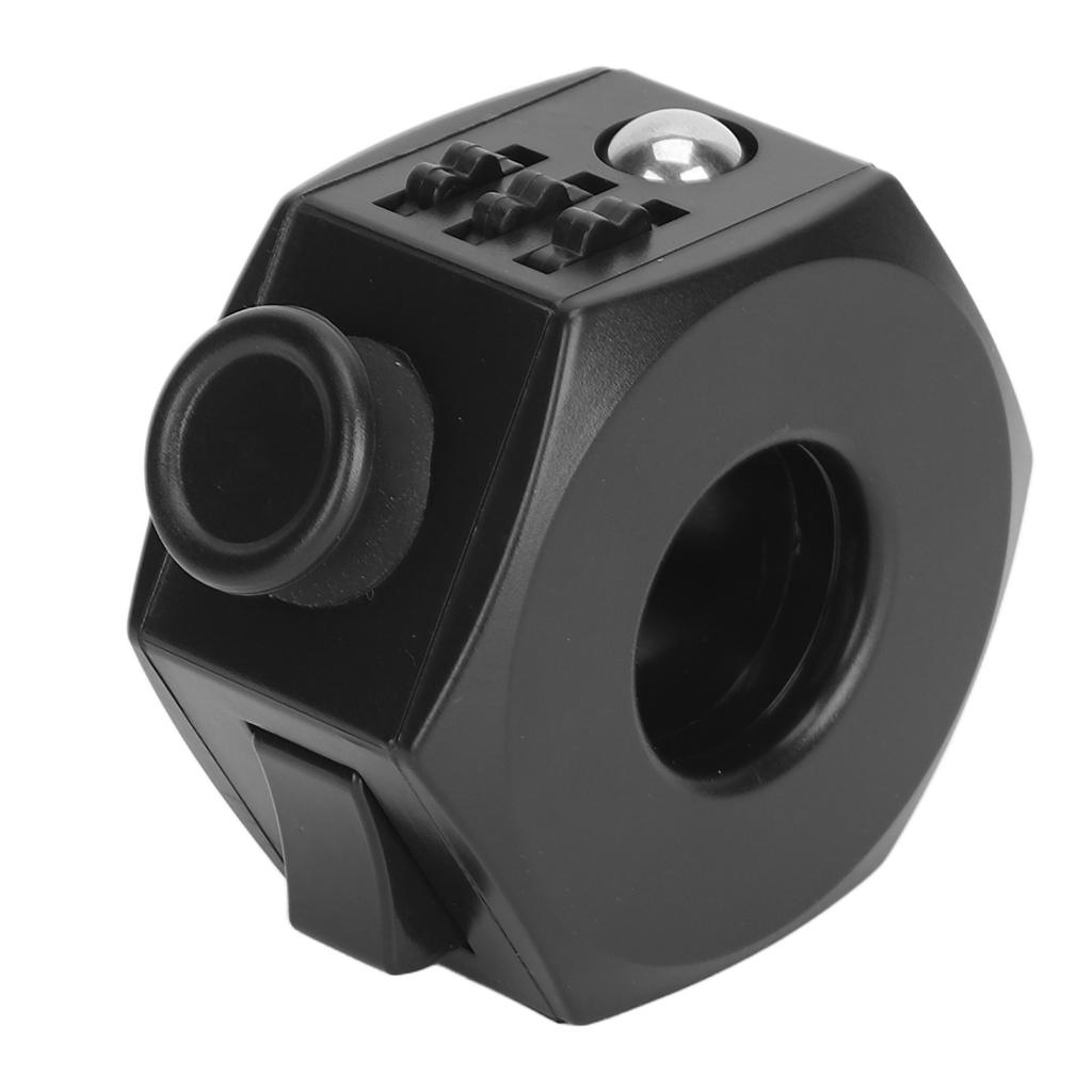 Rotating Decompression Ring Toy 360 Degreen Kmob Finger Button Roller Fingertip Stress Reduction Ring Toy Black