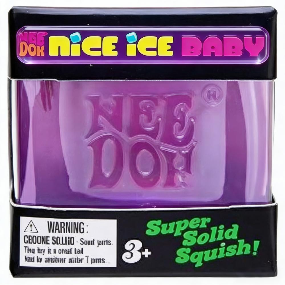 Nouveau jouet à presser sensoriel Schyling Nee-doh Nice Cube pour soulager le stress, jouet à libération du bout des doigts à pincer et à manipuler avec des cadeaux