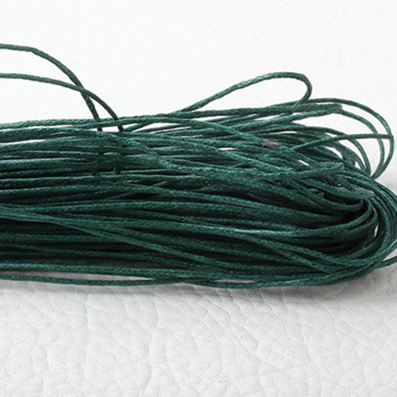 Crushed Ice Texture Colorful Pu Strap Findings Round Faux Leather Cord String Weaving Rope Diy Necklace Bracelet Making 45M 2Mm