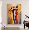 Ritratto di Donna Africana Vintage Pittura a Olio su Tela Poster e Stampe Arte Scandinava Immagine da Parete per Decorazione Soggiorno Senza Cornice